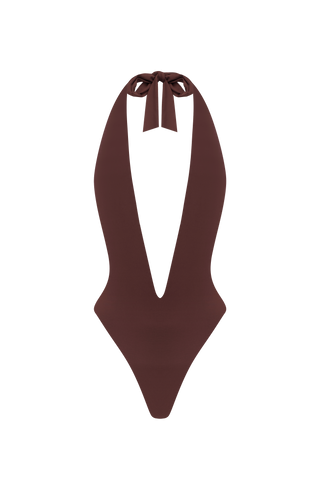 Tysa Bodysuit - Plum Brown