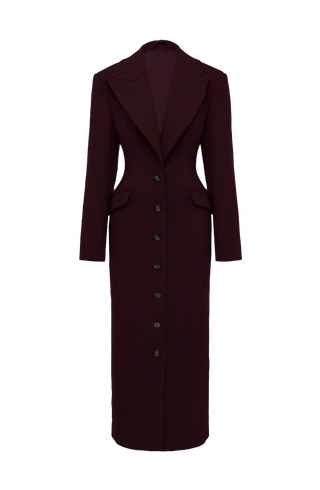 Ursula Coat - Plum