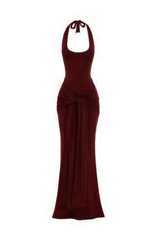 Veneda Maxi Dress - Cherry Lacquer
