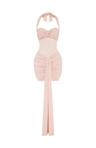 Vixen Mini Dress - Soft Blush