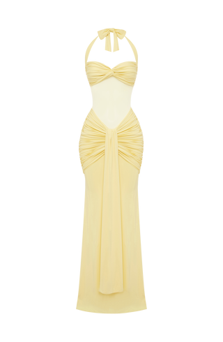 Vixen Maxi Dress - Lemon