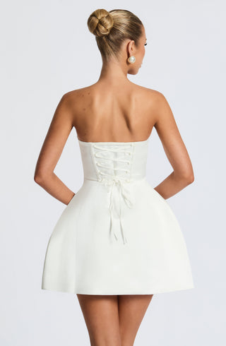 Abbey Mini Dress - Ivory