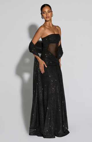 Agnes Shawl - Black Sparkle