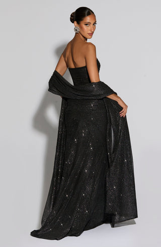 Agnes Shawl - Black Sparkle