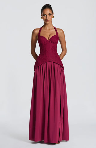 Almira Maxi Dress - Mulberry