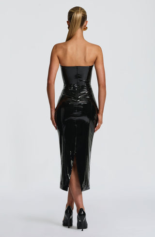 Amala Midi Dress - Black