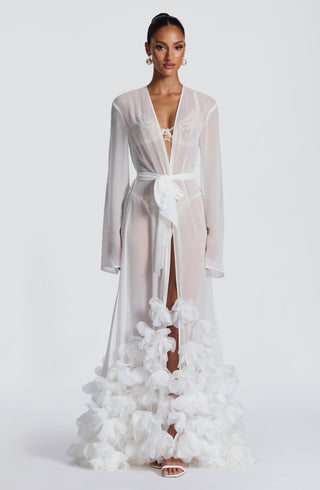 Anwen Dressing Gown - Ivory