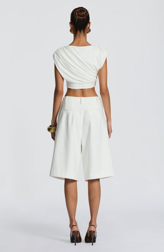 Ausra Bermuda Shorts - Ivory