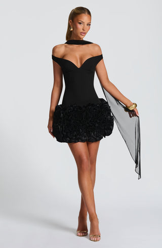 Aveta Mini Dress - Black