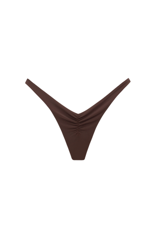 Brianna Bikini Bottom - Plum Brown