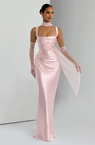 Calanthe Maxi Dress - Blush