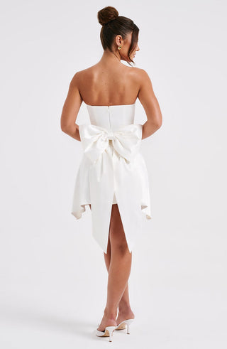 Freja Mini Dress - Ivory