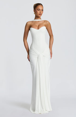 Gia Maxi Dress - Ivory