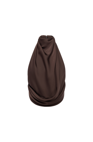 Hazel Top - Plum Brown
