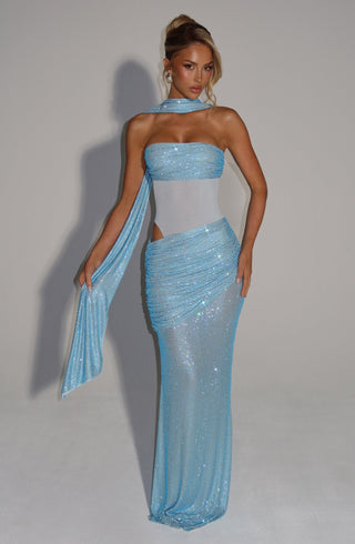 Kailani Maxi Dress - Aqua