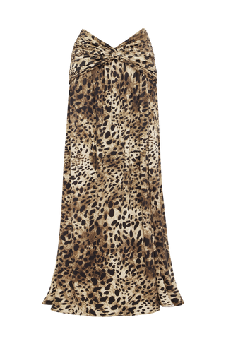 Madara Maxi Skirt - Leopard Print