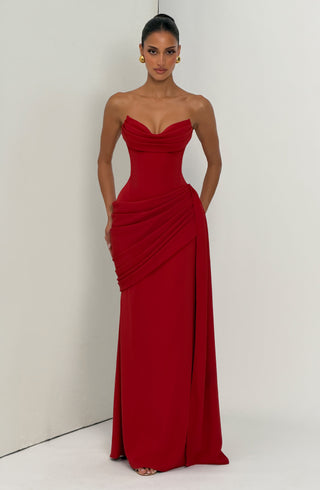 Matisse Maxi Dress - Deep Red
