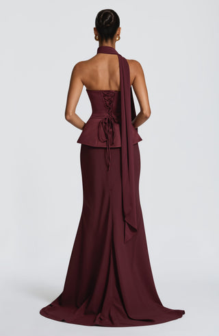 Mila Scarf - Cherry Lacquer
