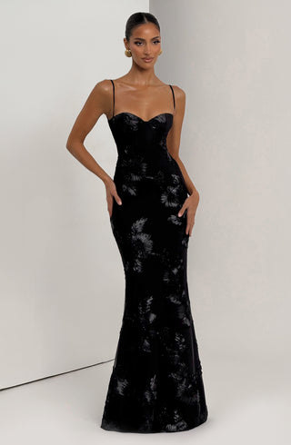 Nefertiti Maxi Dress - Black