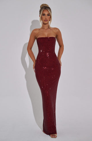 Neriah Maxi Dress - Wine