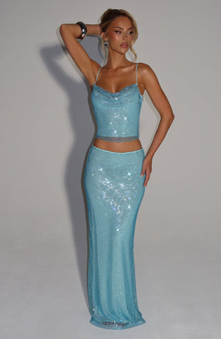 Nora Top - Aqua