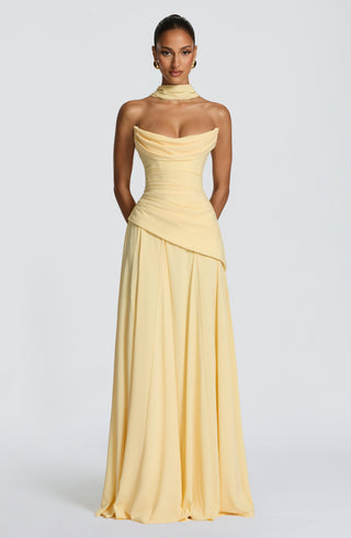 Patricia Maxi Dress - Lemon