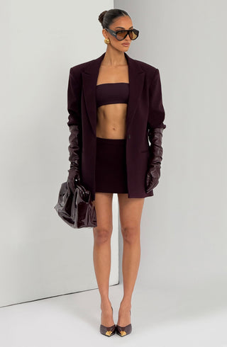 Reece Blazer - Plum