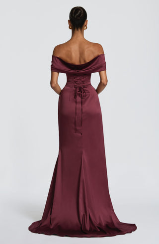 Riona Gown - Cherry Lacquer