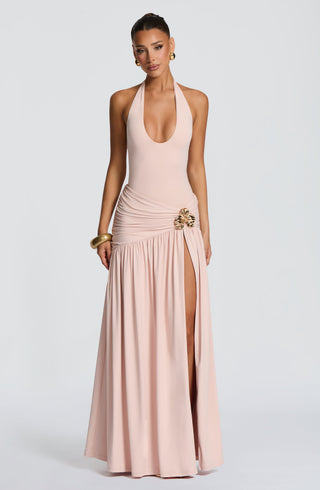 Saira Maxi Skirt - Soft Blush