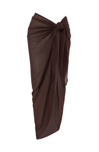 Talia Sarong - Plum Brown