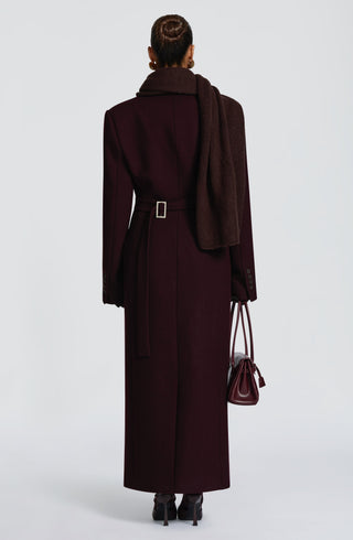 Talin Scarf - Plum Brown