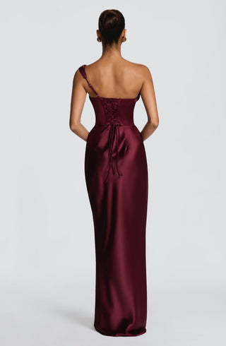 Thalassa Maxi Dress - Cherry Lacquer