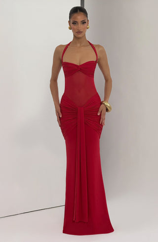 Vixen Maxi Dress - Red