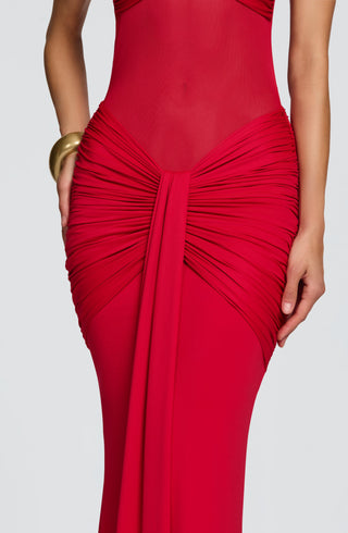 Vixen Maxi Dress - Red
